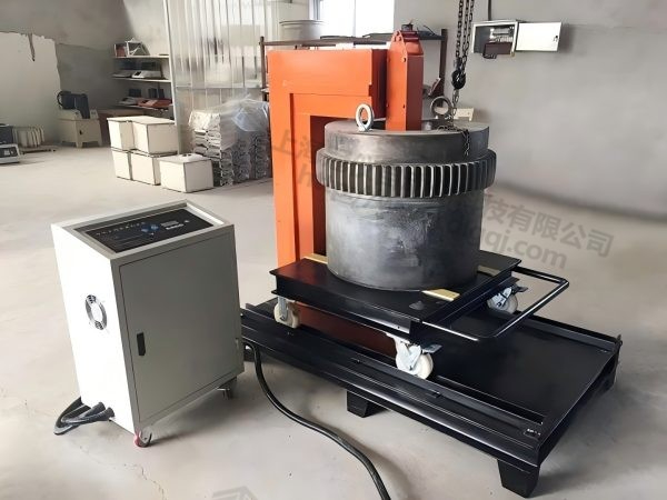 宁德核电大型靠背轮加热现场